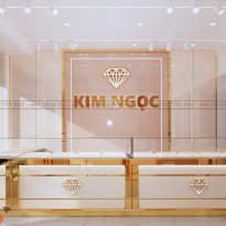 Thiết kế tiệm vàng Kim Ngọc 20m2 tại TP HCM
